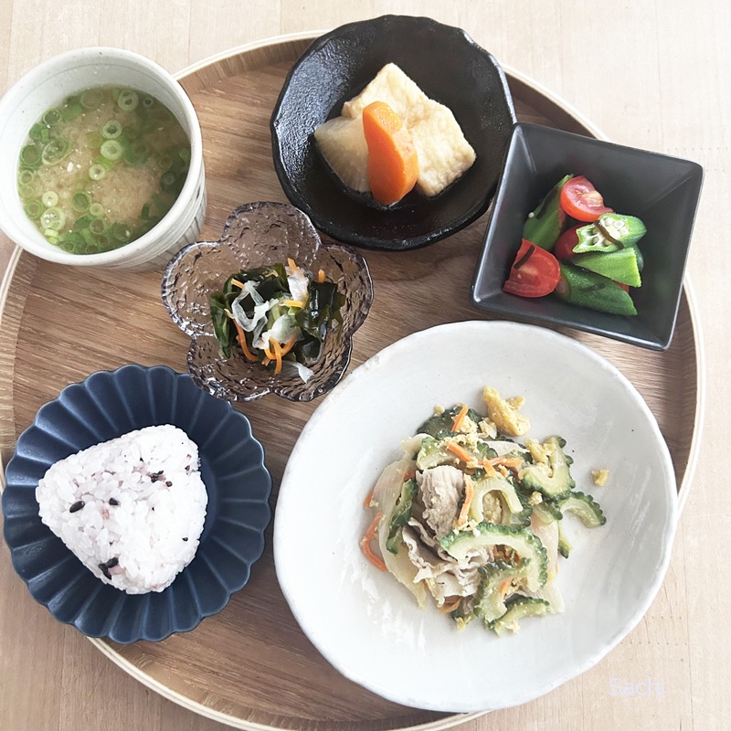 わんまいる-ゴーヤチャンプルー献立